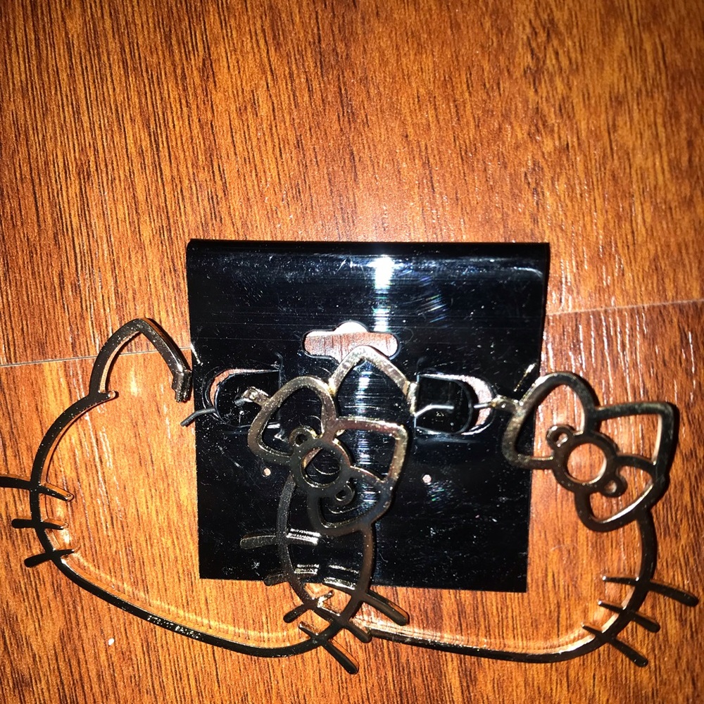 BRAND NEW Hello Kitty Hoop Earrings